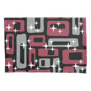 Retro Mid Century Modern Abstract Pillowcase