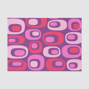 Retro Mid Century Modern Atomic Pattern Tissue Paper