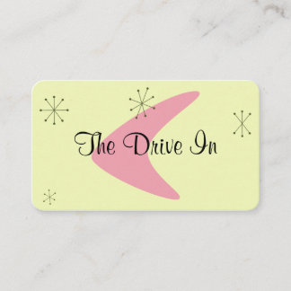 Retro Mid Century Modern Business Card