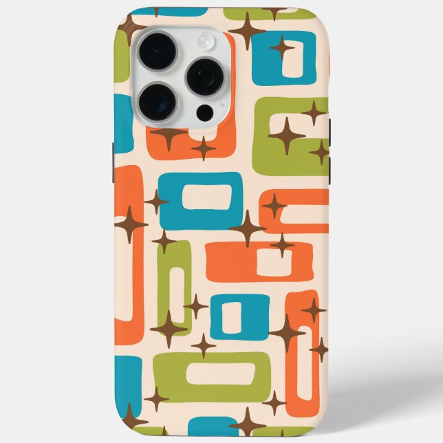 Retro Mid Century Modern Case-Mate iPhone Case (Back)