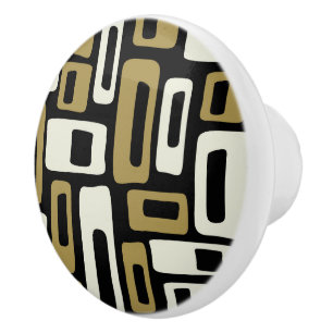 Retro Mid Century Modern Ceramic Knob