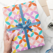 Retro Mid Century Modern Colourful Abstract Patter