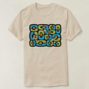 Retro Mid Century Modern Cosmic Abstract T-Shirt