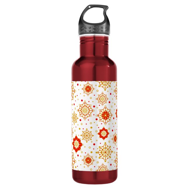 Retro Mid-Century Modern Design 710 Ml Water Bottle (Front)