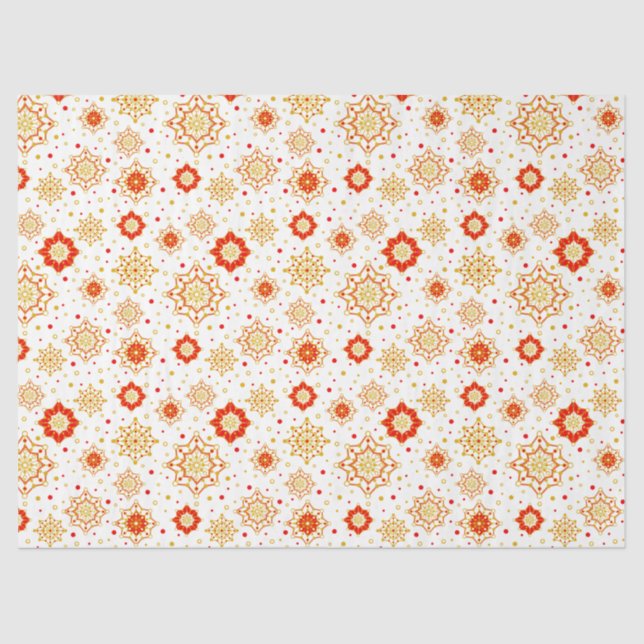 Retro Mid-Century Modern Design Tissue Paper (Front)