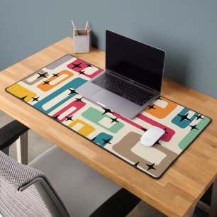 Retro Mid Century Modern Desk Mat
