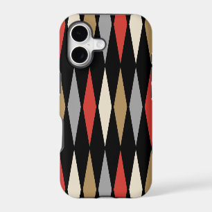 Retro Mid Century Modern Diamond Pattern