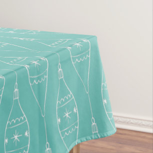 Retro Mid Century Modern Ornament Pattern Tablecloth