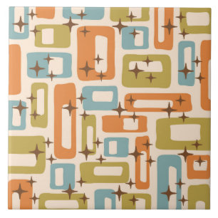 Retro Mid Century Modern Tile