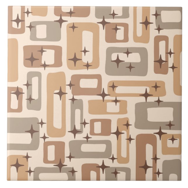 Retro Mid Century Modern Tile (Front)