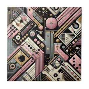 Retro Mid Century Modern Tile