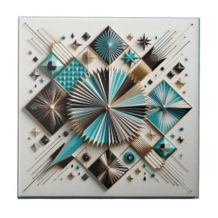 Retro Mid Century Modern Tile