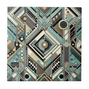 Retro Mid Century Modern Tile