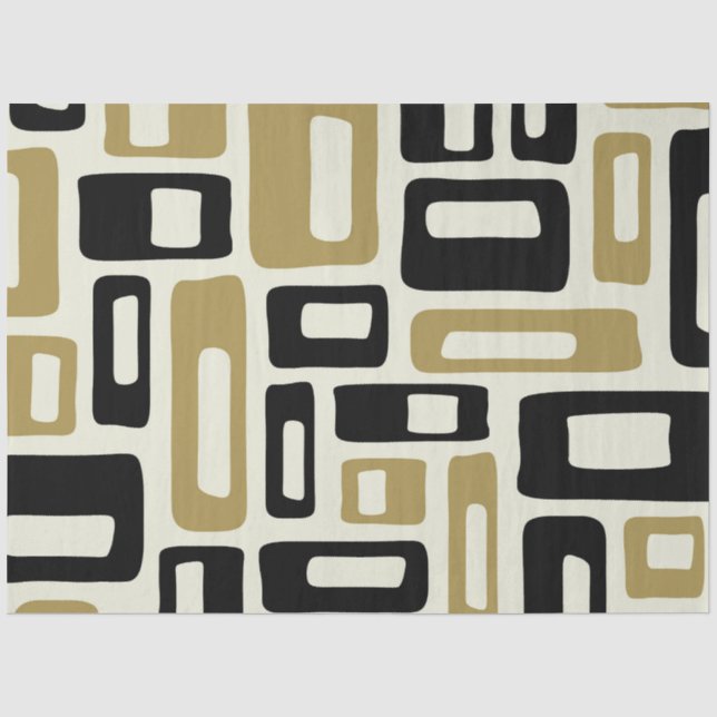 Retro Mid Century Modern Tissue Paper (Front)