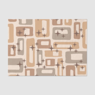 Retro Mid Century Modern Tissue Paper
