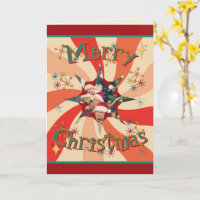 Retro Mid Century Your Family Photo and Message