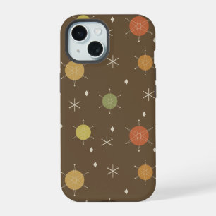 Retro Mid Mod Starburst Sky Multicolored iPhone 15 Case