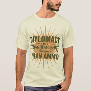 Retro Military Humour Shirt   Vintage War Satire D