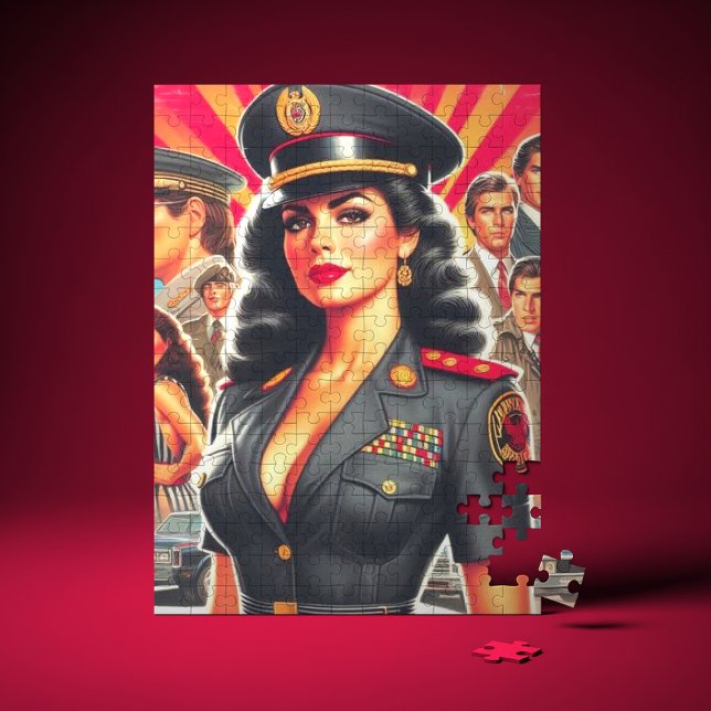 Retro Military Woman Jigsaw Puzzle (Creator Uploaded)