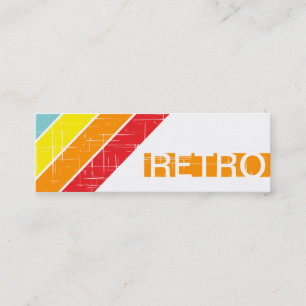 retro mini business card