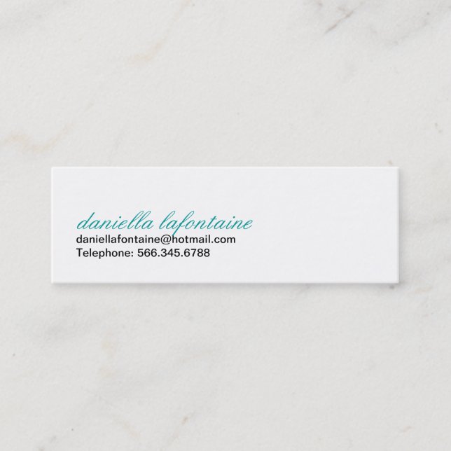 Retro Mini-Calling Cards (Front)