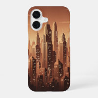 Retro Minimalist Geometric Skyline
