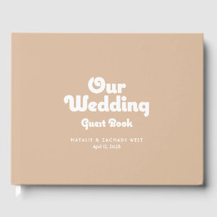 Retro Minimalist Guest Book