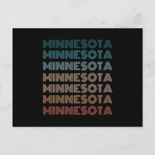Retro Minnesota Vintage American States Gifts Postcard