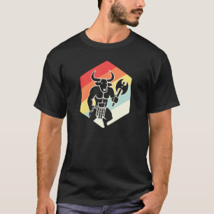 Retro Minotaur History Of Ancient Greece T-Shirt