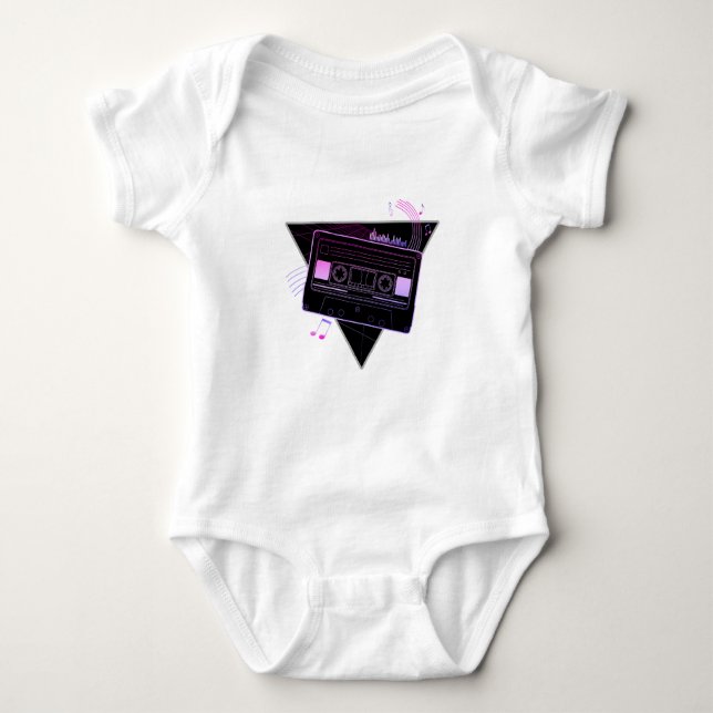 Retro Mix Baby Bodysuit (Front)