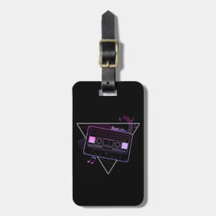 Retro Mix Luggage Tag
