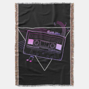 Retro Mix Throw Blanket