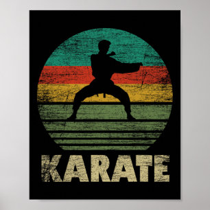 Retro Mixed Martial Arts - Vintage Mma Karate Poster
