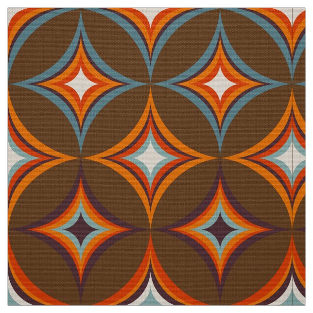 retro mod 60s 70s fabric pattern (Swatch)