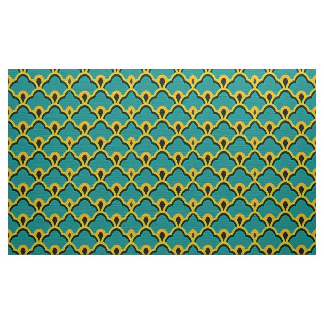 retro mod 60s 70s fabric pattern (Yard)