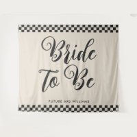 Retro Mod bride to be Bridal Shower Backdrop