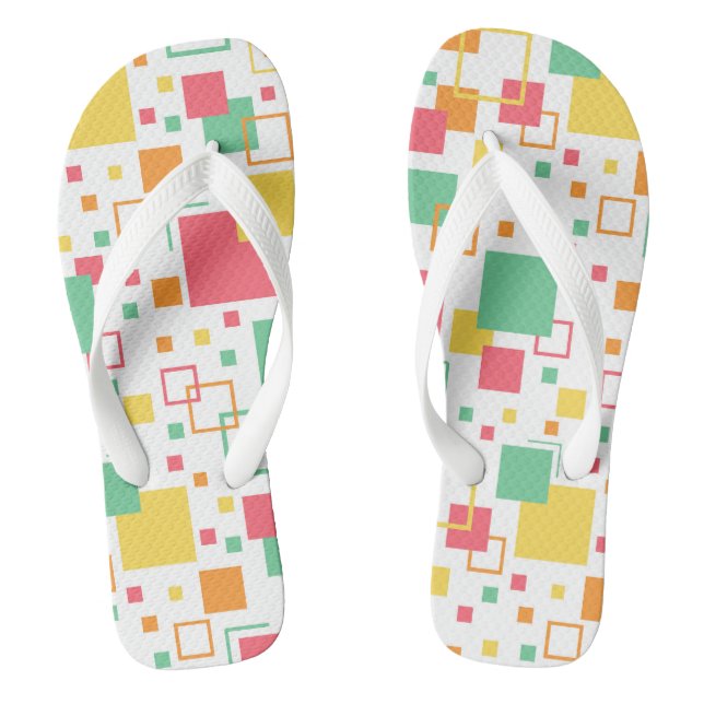 Retro Mod Citrus Jandals (Footbed)