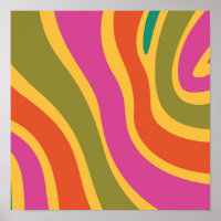 Retro Mod Mid Century Abstract