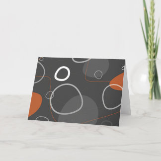 Retro-Modern Abstract Card