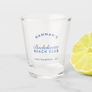 Retro Modern Bachelorette Weekend Party Favour Shot Glass