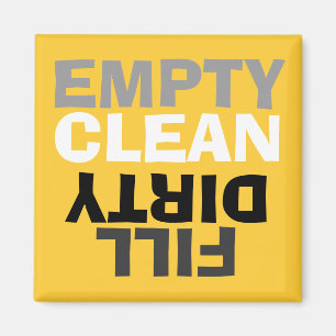 Retro Modern Clean/Dirty Dishwasher Magnet