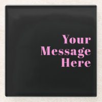Retro-modern Editable Text | Black & Pink