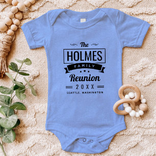 Retro Modern Family Reunion Logo