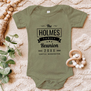 Retro Modern Family Reunion Logo