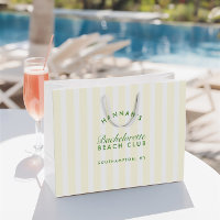 Retro Modern Green & Yellow Bachelorette