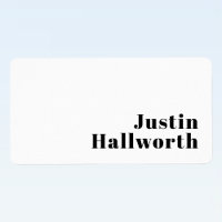 Retro Modern Minimal Name or Business Template