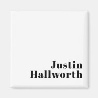 Retro Modern Minimal Name or Business Template