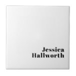 Retro Modern Minimal Name or Business Template Tile<br><div class="desc">A modern styled design you can customise as you see fit.</div>