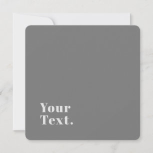 Retro Modern Minimalistic Name (or other text) Card
