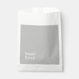 Retro Modern Minimalistic Name (or other text) Favour Bags